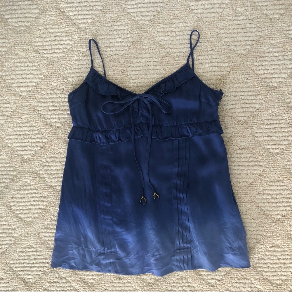 NWT✨Juicy Couture Ombré Dip Dye Silk Cami size 2